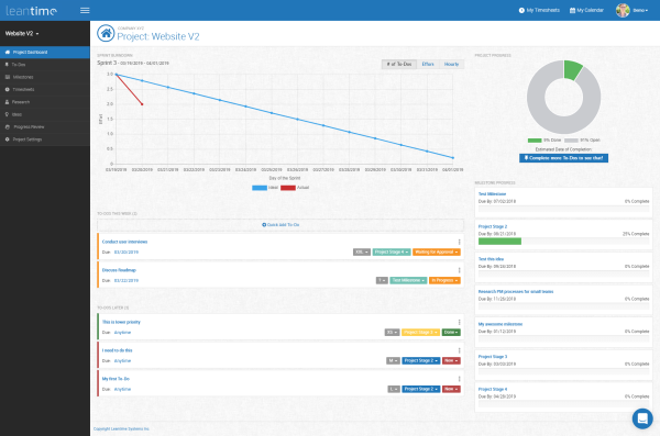 Leantime Open Source Scrum Tool